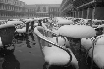 San Marco neve e acqua alta
