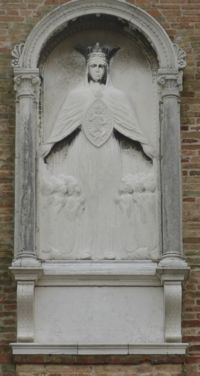 Bassorilievo in edicola - Madonna della Misericordia